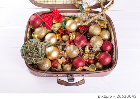 suitcase with Christmas toys suitcase with Christmas toys 26523045