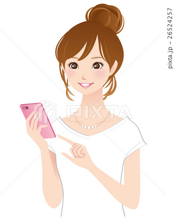 若い女性 スマホ 携帯電話 若い女性 スマホ 携帯電話 26524257