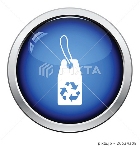 Tag and recycle sign icon 26524308