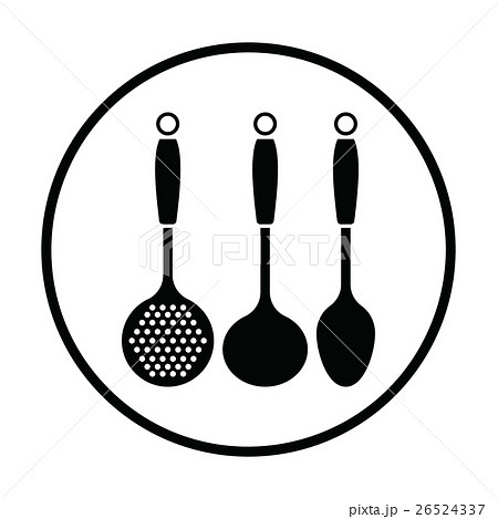 Ladle set icon Ladle set icon 26524337