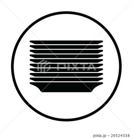 Plate stack icon 26524338