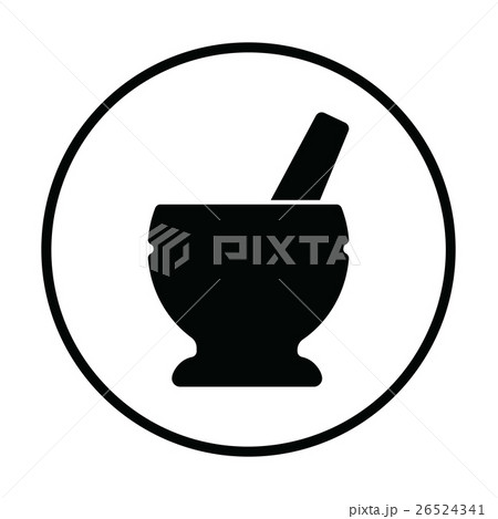 Mortar and pestle icon Mortar and pestle icon 26524341