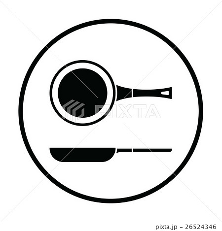 Kitchen pan icon Kitchen pan icon 26524346