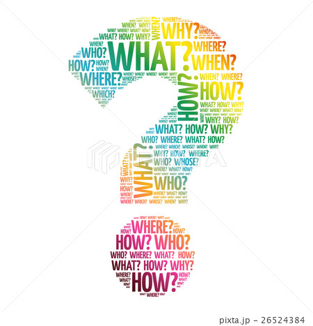 Question mark, Question words concept 26524384