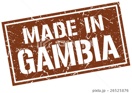 made in Gambia stamp made in Gambia stamp 26525876