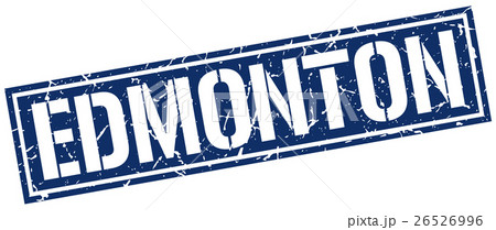 Edmonton blue square stamp Edmonton blue square stamp 26526996