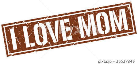 i love mom square grunge stamp i love mom square grunge stamp 26527349