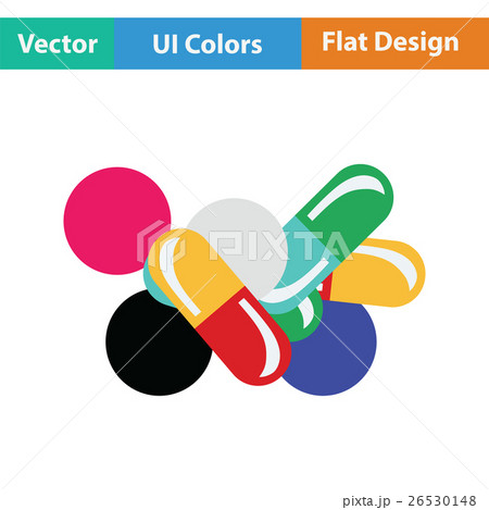 Pill and tabs icon Pill and tabs icon 26530148