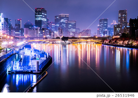大阪天神橋夜景 大阪天神橋夜景 26531946