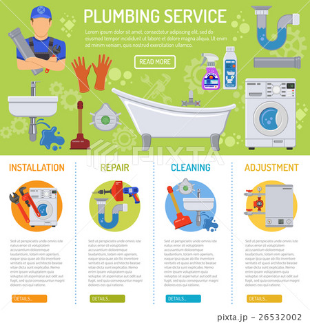 Plumbing Service infographics 26532002