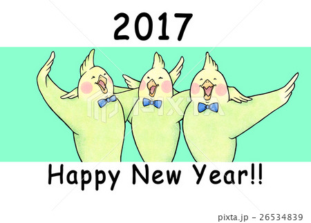 トリオ・ザ・インコ（グリーン）Happy New Year!! 26534839