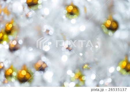 Abstract bokeh background of Christmas tree 26535137