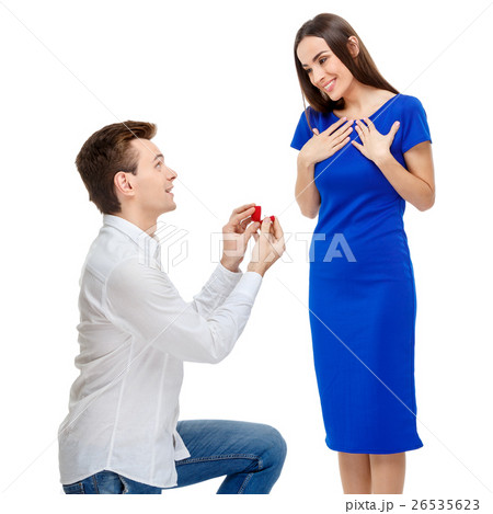 Happy couple on Valentines day 26535623