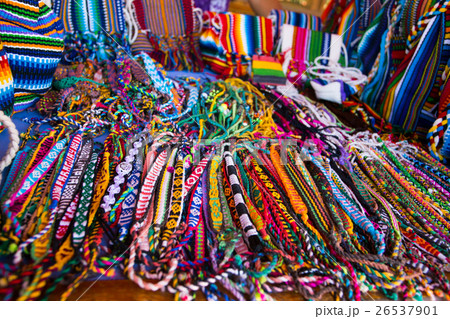 brazil and paraguay textiles close up 26537901