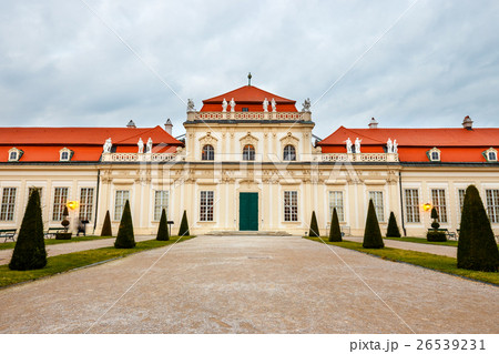 Belvedere palace and garden in Vienna, Austria Belvedere palace and garden in Vienna, Austria 26539231