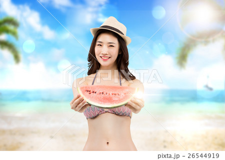 Woman on the Beach 017 26544919