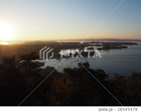 奥松島の夕景 26545479