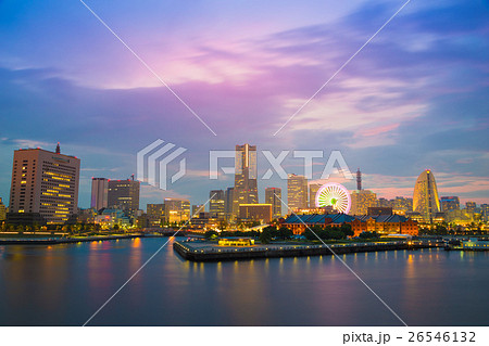 cityscape of Minato Mirai, Yokohama, Japan cityscape of Minato Mirai, Yokohama, Japan 26546132