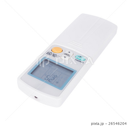 air conditioner remote control isolated on white 26546204