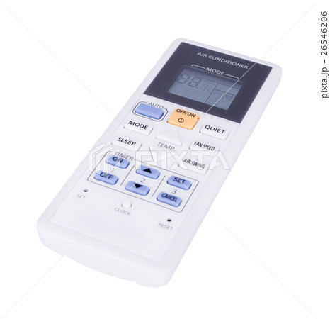 air conditioner remote control isolated on white air conditioner remote control isolated on white 26546206