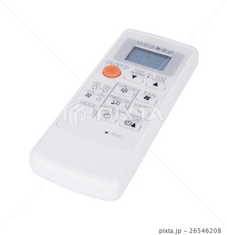 air conditioner remote control isolated on white 26546208