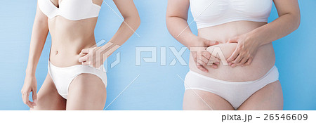fat woman and slim woman 26546609