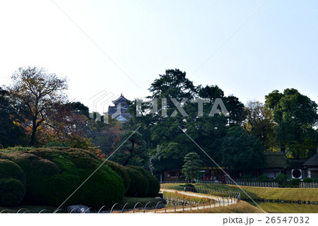 岡山後楽園と岡山城(岡山県岡山市) 岡山後楽園と岡山城(岡山県岡山市) 26547032