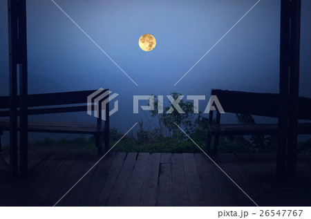 Romantic full moon at pavilion view point 26547767