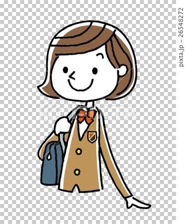 ブレザーの女子学生 26548272