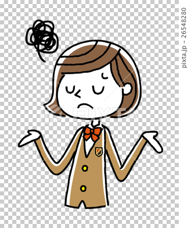 ブレザーの女子学生 ブレザーの女子学生 26548280