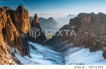 Scenic view of Italian Dolomites mountains 26552968