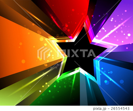 Rainbow star 26554543