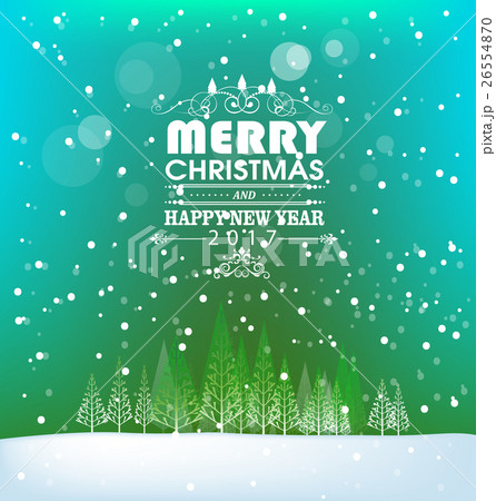 Happy new year 2017 and merry christmas, fireworks 26554870