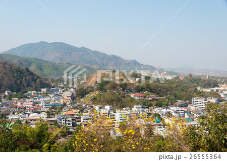 Wat Doi Waoから見るメーサイ タイ・メーサイ Wat Doi Waoから見るメーサイ タイ・メーサイ 26555364