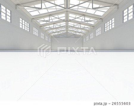 Huge empty light warehouse 26555603