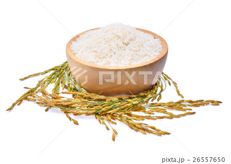 white rice (Thai Jasmine rice) and unmilled rice white rice (Thai Jasmine rice) and unmilled rice 26557650