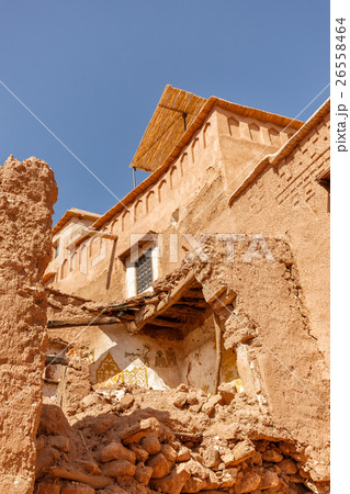 Collapsed wall of house in Ksar Ait Ben Haddou Collapsed wall of house in Ksar Ait Ben Haddou 26558464