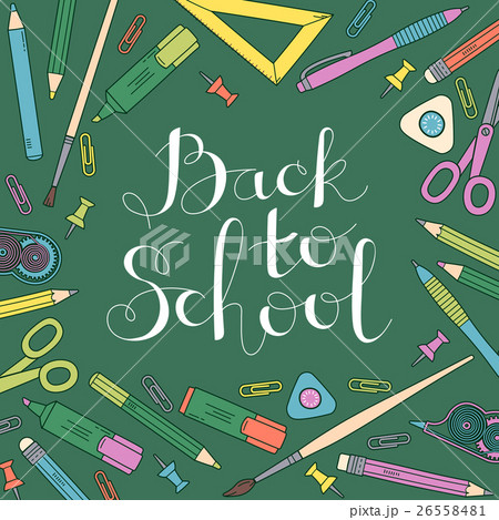 Back to school design template. Frame of 26558481