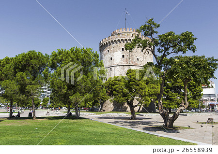 White Tower of Thessaloniki in Greece White Tower of Thessaloniki in Greece 26558939