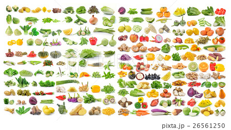 set of vegetable and fruit  26561250