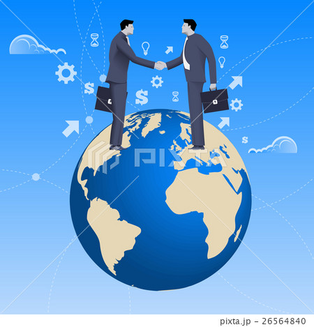 Global deal business concept 26564840
