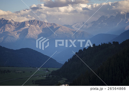 Landscape of Mountains and grass of South Tyrol 26564866