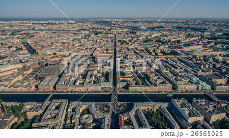Aerial view of St. Petersburg, city center Aerial view of St. Petersburg, city center 26565025