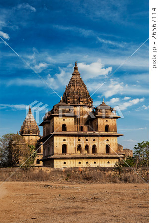 Royal cenotaphs of Orchha 26567114