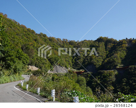 新潟県 国道352号 枝折峠付近 新潟県 国道352号 枝折峠付近 26568124