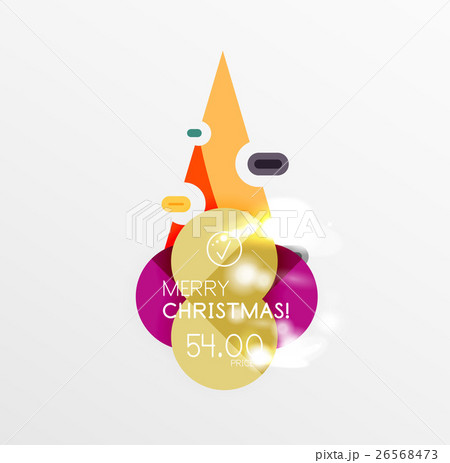 Christmas or New Year promo labels and stickers 26568473