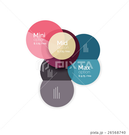 Business circle infographic banner template 26568740