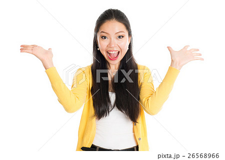 Surprised Asian girl 26568966