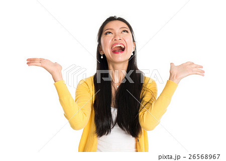 Surprised Asian female 26568967