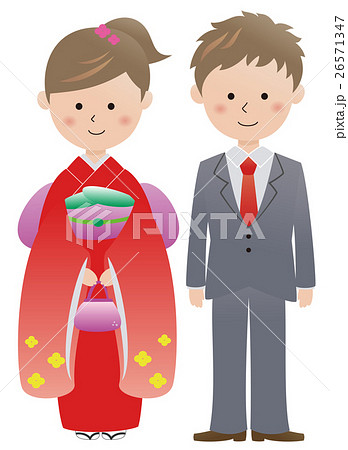 成人式、卒業式、正月 26571347